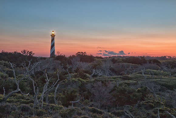 Cape Hatteras Lighthouse at Sunset
