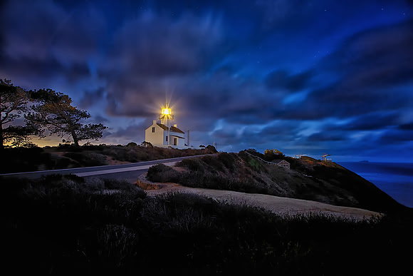 Point Loma Lighthouse at Night