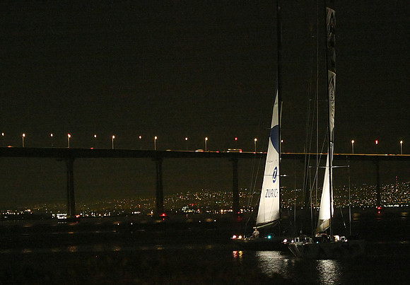 Night Sailing - San Diego Bay