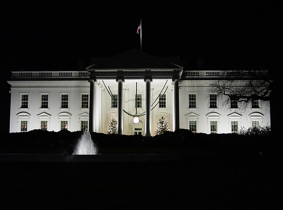 White House at Christmas
