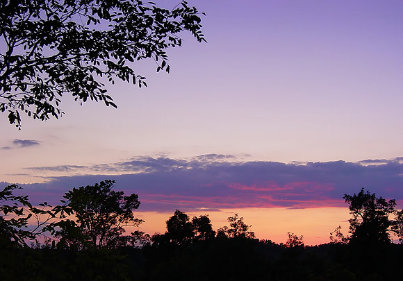 Underlit Clouds at Sunset