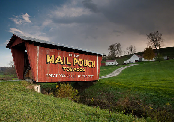 Mail Pouch Covered Bridge, Cumberland, Ohio