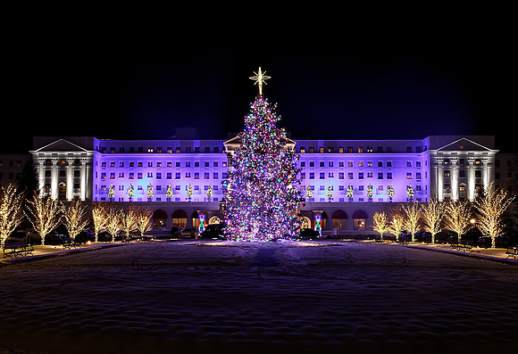 The Greenbrier at Christmas