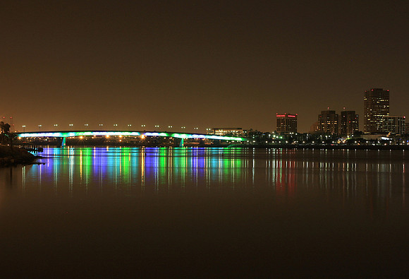 Light Bridge, Port of Long Beach, CA