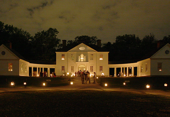 Blennerhasset Island by Candle Light