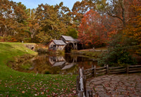 Autumn at the Mabry Mill