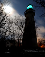 Moon over the Lighthouse